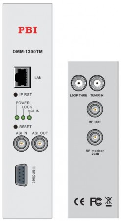 Modules IRD DMM-1300TM Series với bộ xử lý điều chế và chuyển điều chế