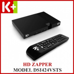 Hướng dẫn xử lý các trường hợp báo lỗi trên màn hình của đầu thu k+ HD ZAPPER - Model DSI424VSTV
